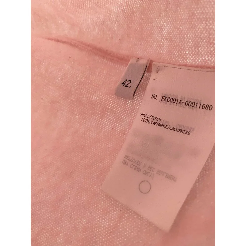 Thom Browne Pink Cashmere Cardigan, size 42 (fits like a fitted size Small). - Picture 14 of 15